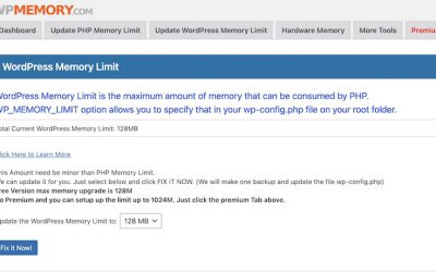 WordPress Memory limit verhogen