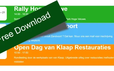 Uiterst eenvoudige Agenda Plugin