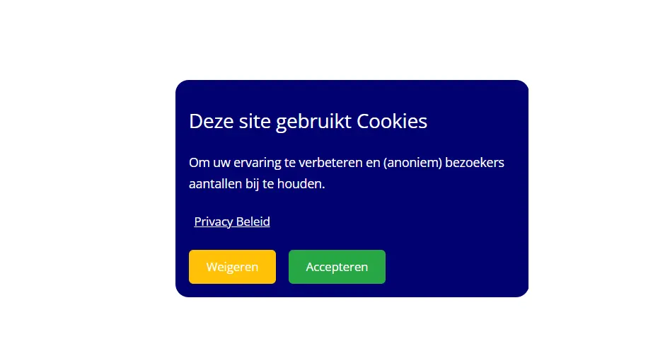 mitis webwerkplaats cookie policy plugin