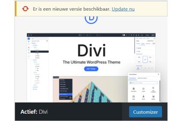 Update Meldingen voor Divi 5 Alpha Versie 2